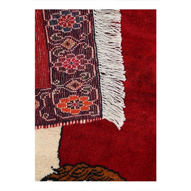 Pasargad Hand Knotted Shiraz Rug For Sale - Image 4 of 4