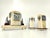 1930s French Art Deco Marble & Onyx Mantel Clock, 1930s, Set of 3 For Sale - Image 5 of 18