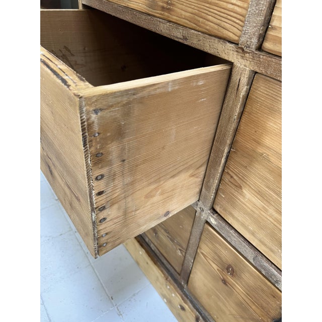 Wood Rustic Haberdashery Shop Counter, 1890s For Sale - Image 7 of 14