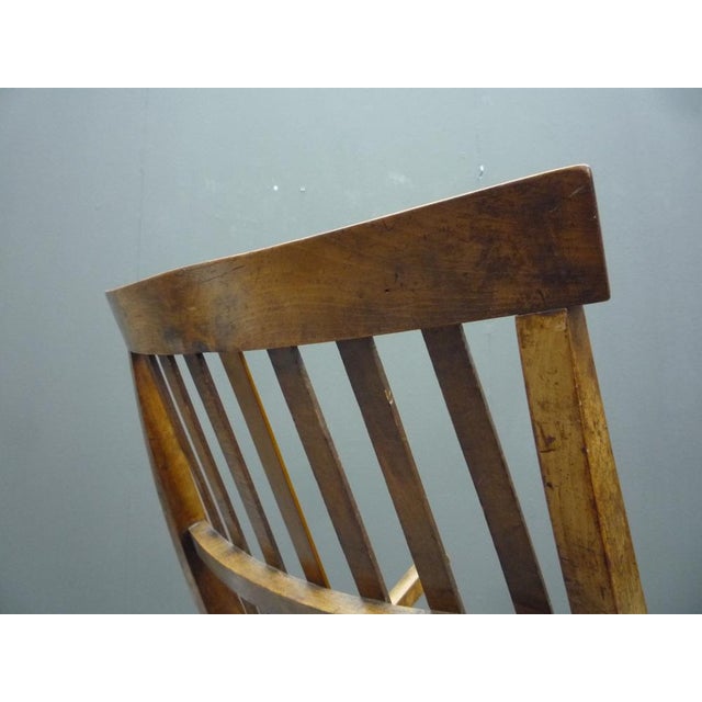 Brown Biedermeier Folding Walnut Armchair, 1880s For Sale - Image 8 of 17
