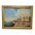 Framed Italian Street Canal Scene Oil Painting by Nicholas Briganti For Sale
