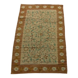 1910 Antique Bessarabian Flat Weave Rug For Sale