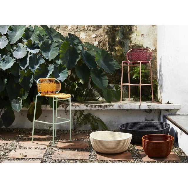 Black Mint Cielo Bar Stool by Sebastian Herkner For Sale - Image 8 of 10