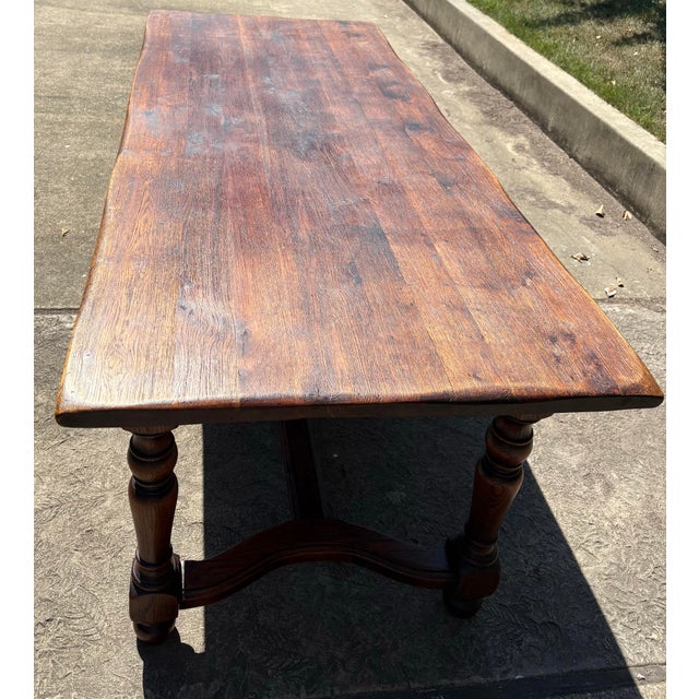French Country Farm Dining Table For Sale - Image 11 of 11