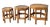 Tan Vintage Graduated Bamboo Plant Stands, Set of 3 – Hollywood Regency / Coastal / Organic Modern For Sale - Image 8 of 10