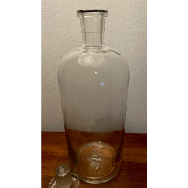 Transparent Pharmacy Jar, 1950s, in Good conditions. Designed 1950 to 1959
