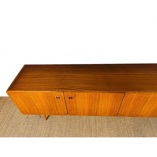 Mid-Century Modern Vintage Scandinavian Teak Sideboard, 1960 For Sale - Image 3 of 16