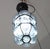 Rare Blu Acuqamarin Vintage Venetian Lantern, Murano Glass, 1970s For Sale - Image 9 of 11