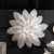White Modernist Hand-Blown Murano Glass Reeded Leaf Form Chandelier W/ 24k White Gold For Sale - Image 8 of 18