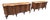 Chippendale Style Sideboards in Walnut, 1940s, Set of 2 For Sale