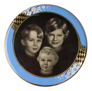 Tin Can of the Belgian Royal Family, 1930s