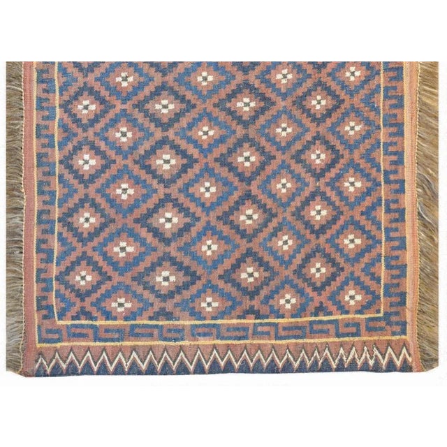 Textile Vintage Baluch Sounak Rug For Sale - Image 7 of 8
