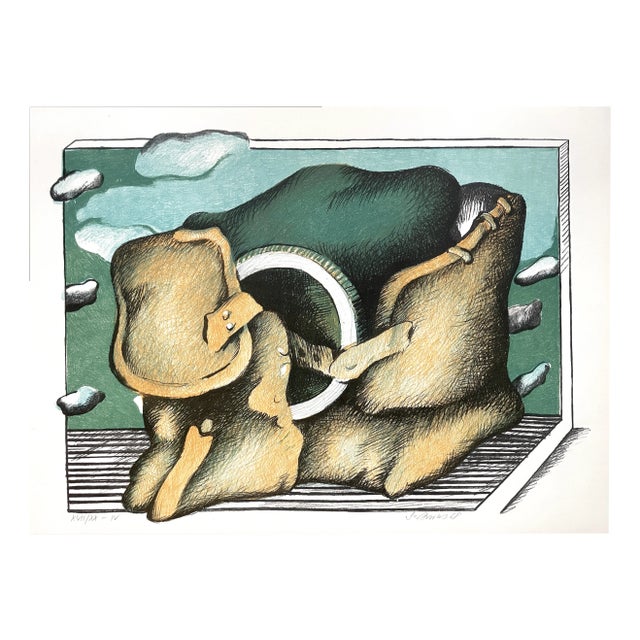 Malte Sartorius, Composition, Original Serigraph, 1968 For Sale