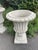 British Cast Stone Fluted Garden Urns, Set of 2 For Sale - Image 9 of 12