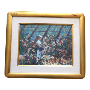 Original Vintage Mid 20th Century Signed/Dated Framed Donald Roy Purdy Impressionist Oil/Board