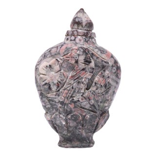 Chinese Fossil Stone Snuff Bottle For Sale