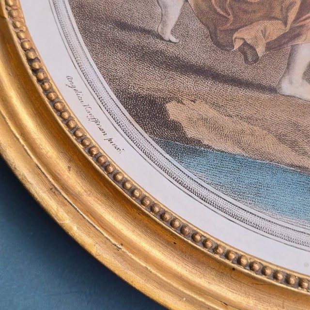 Angelica Kauffman, Cupid Disarmed by Grace & Cupid's Revenge, 1800s, Engravings, Set of 2 For Sale - Image 11 of 18