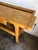 1990s Vintage White Gate Distressed Woodworking Bench For Sale - Image 5 of 13