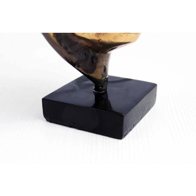 Yves Lohé, Face Sculpture, 1970s, Bronze For Sale - Image 9 of 12