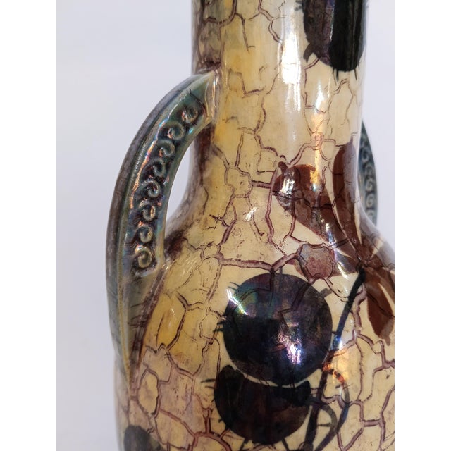 Ceramic Amphora Vase from Royal Dux, 1900s For Sale - Image 4 of 9