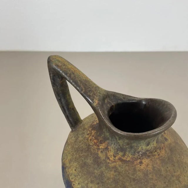 Ceramic Fat Lava Glazed Vase from Es Keramik, WGP, Germany, 1970s For Sale - Image 7 of 18