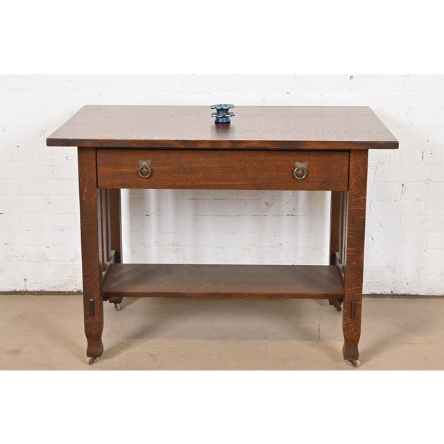 Glass Louis Comfort Tiffany Favrile Iridescent Art Glass Flower Frog For Sale - Image 7 of 8