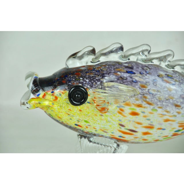 Murano Glass Fish Sculpture, 1960s For Sale - Image 6 of 8