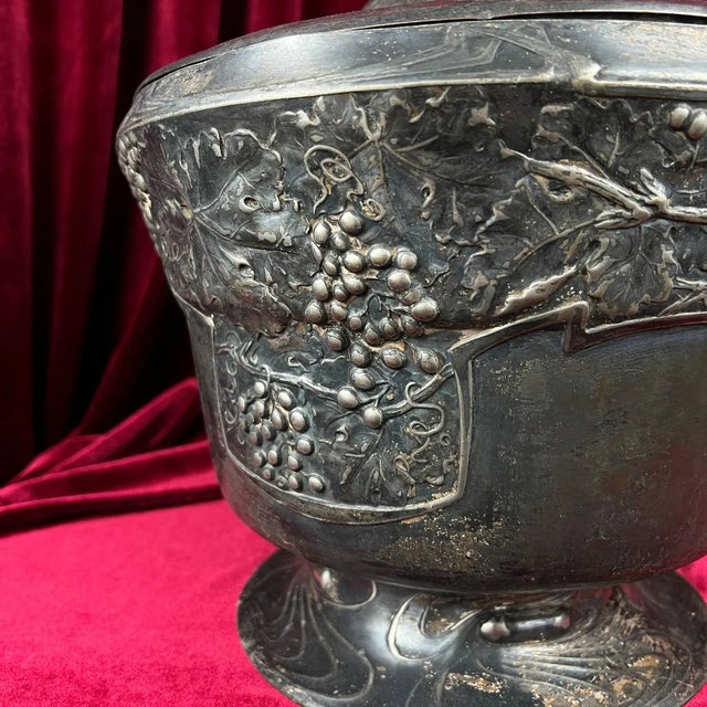 Antique Art Nouveau Soup Bowl, 1890s For Sale - Image 5 of 10