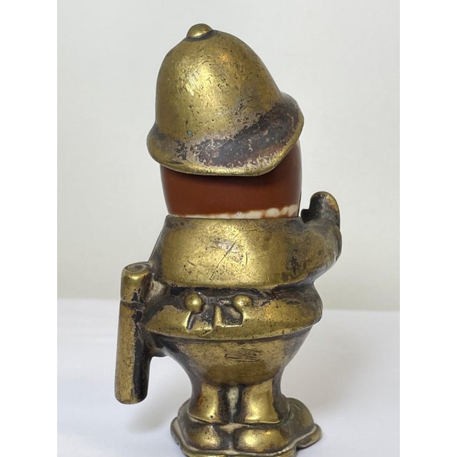 Antique Brass Radiator Mascot “Robert Policeman,” John Hassall, Signed & Numbered, England c.1920s For Sale - Image 10 of 18
