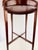 Wood Vintage Mahogany Oval Side Table With Cross-Stretcher Base For Sale - Image 7 of 9