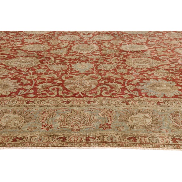 Antique Persian Tabriz Rug, 09'05 X 12'07 For Sale - Image 4 of 10