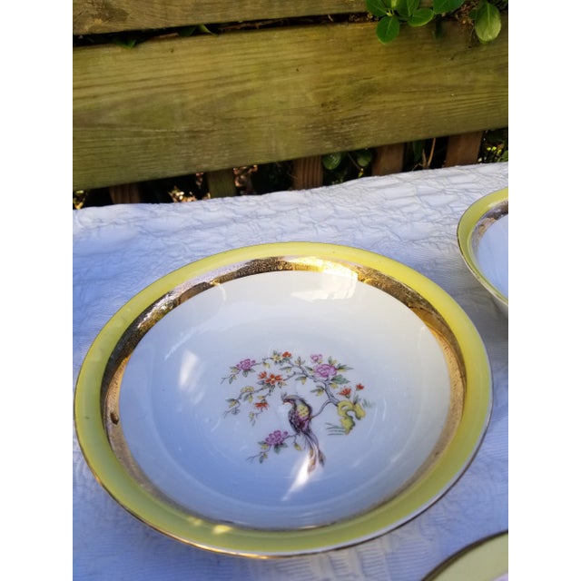 1970s Mid Century Soviet Russian Uzbek Dinnerware Set-Service for Six - Set of 32 For Sale - Image 10 of 12