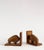 Carved from solid walnut, this pair of bookends balances geometric structure with softly organic form. Rounded, abstract...