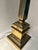 Metal Tall Late 20th Century Neoclassical Accented Brass Lamp For Sale - Image 7 of 9