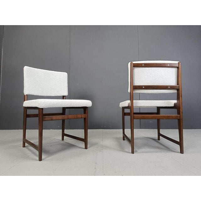 Mid-Century Scandinavian Teak Dining Chairs, 1960s, Set of 6 For Sale - Image 10 of 12