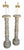 Italian Mid 20th Century Italian Country Column Form Table Lamps - a Pair For Sale - Image 3 of 5