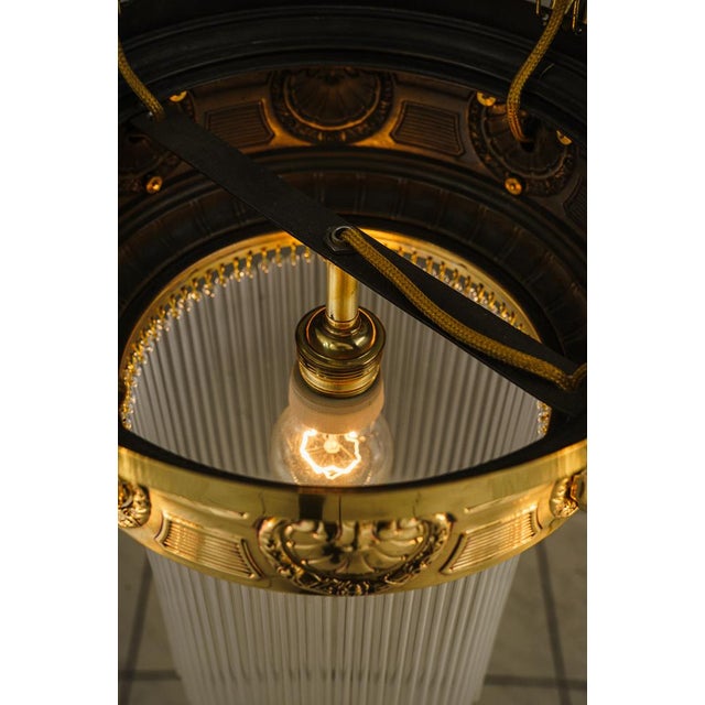 Art Deco Chandelier with Glass Sticks, Vienna, 1920s For Sale - Image 15 of 18