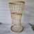 1990s Handcrafted Boho Rattan Wicker Floor Plant Stand For Sale - Image 4 of 10