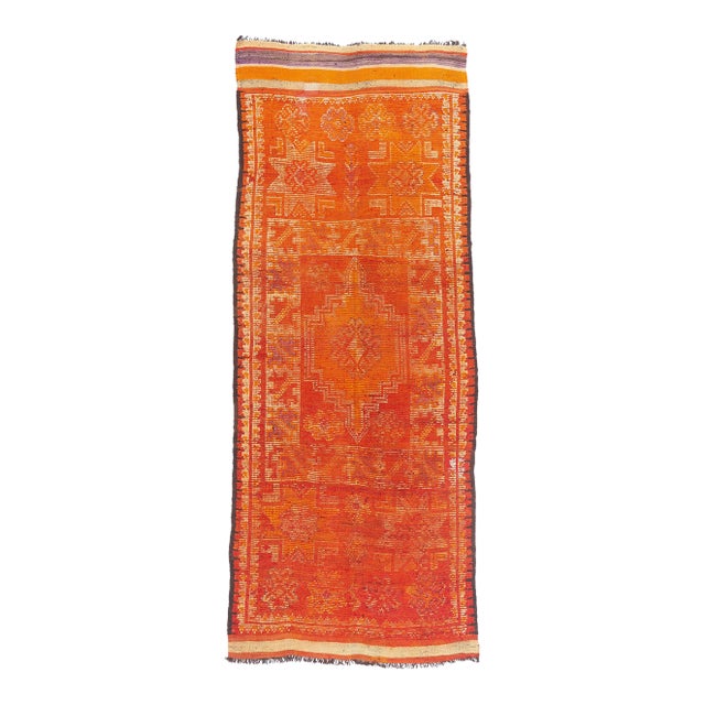 Vintage Taznakht Moroccan Rug, 04'06 X 11'05 For Sale