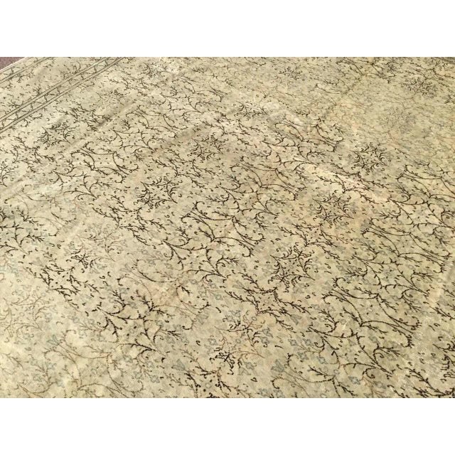 Oversized Oushak Area Rug - 98" X 142" For Sale In Raleigh - Image 6 of 12