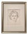 Vintage Original Drawing Portrait of Woman by Robert Whitman C.1940 For Sale In New York - Image 6 of 6