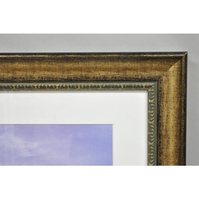 Early 21st Century Contemporary Art Quiet Lake VIII by Suzanne Etienne Decorative Framed Print For Sale - Image 5 of 12