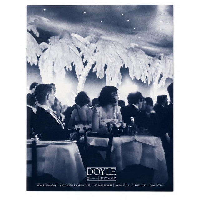 El Morocco John Perona Collection Doyle Auction Catalog Booklet Nyc For Sale In Washington DC - Image 6 of 11