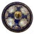 Metal Large Vintage Limoges France Cobalt Blue Gold Courting Couple Handpainted Urn For Sale - Image 7 of 11