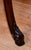 1940s Pair of English Chippendale Carved Mahogany Side Tables / End Tables For Sale - Image 15 of 18