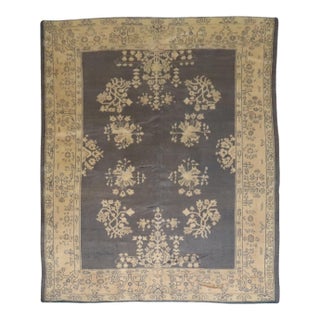 Antique Zabihi Collection Turkish Oushak Rug - 8'8" x 10'8" For Sale