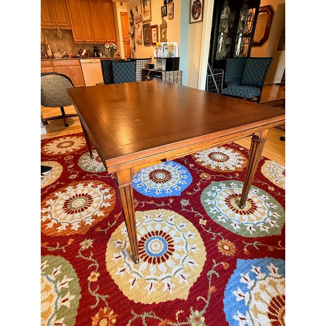 Brown Random Harvest Lyon Walnut Refectory Dining Table For Sale - Image 8 of 17
