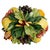 Mediterranean Vintage Italian Capodimonte Ceramic Fruit Topiary Centerpiece Bowl For Sale - Image 3 of 6