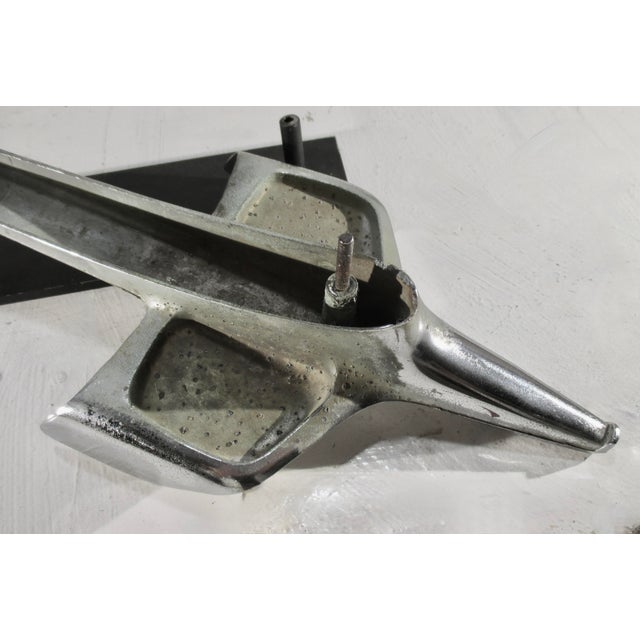 Vintage 50s Auto Hood Ornament Mounted For Sale In New York - Image 6 of 8