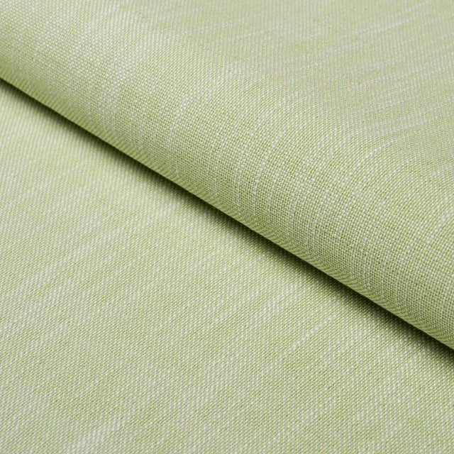SAMPLE - Schumacher Sasha Indoor/Outdoor Fabric In Green For Sale